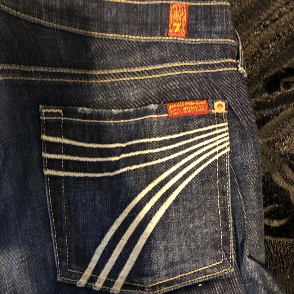 Vintage 7 for all Mankind DOJO flares. RARE